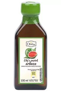 Olvita Olej z pestek arbuza zimnotłoczony nieoczyszczony 100ml - Zdrowa żywność - miniaturka - grafika 1