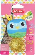 Zabawki dla kotów - Zolux Zabawka dla kota z kocimiętką LOVELY sowa 9,5 cm - miniaturka - grafika 1