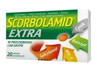 Przeziębienie i grypa - POLPHARMA SCORBOLAMID EXTRA 20 tabl 4329612 - miniaturka - grafika 1