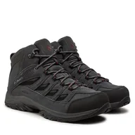 Buty trekkingowe męskie - Trekkingi Columbia Crestwood Mid Waterproof 2100641 Szary - miniaturka - grafika 1