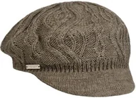 Czapki damskie - Czapka Kaszkiet Dzianinowa Annelie by Seeberger, szarobrązowy, One Size - miniaturka - grafika 1