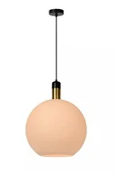 Lampy sufitowe - Julius D40 lampa wisząca 1-punktowa czarna/biała 34438/40/61 - miniaturka - grafika 1
