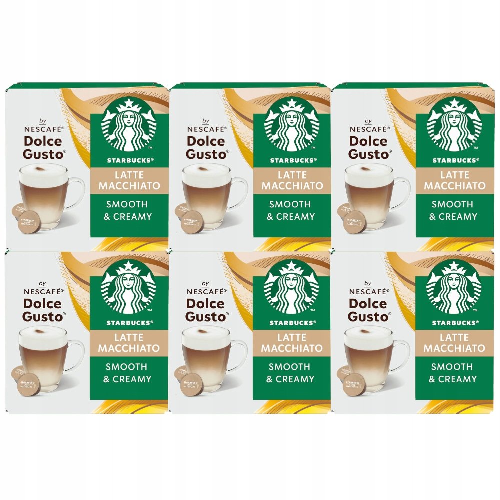 Starbucks Dolce Gusto Latte Macchiato 6x 12 sztuk