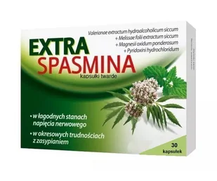 Polpharma Extraspasmina kapsułki twarde 30kapsułek 8082802 - Układ nerwowy - miniaturka - grafika 1