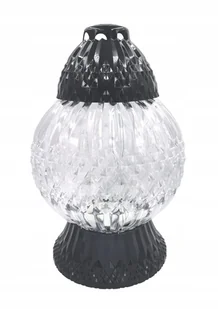 Flamma Znicz Glamour Kula Duża Transparent - Lampiony i znicze - miniaturka - grafika 1