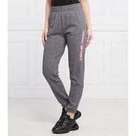 Dresy damskie - DKNY Sport Spodnie dresowe LAYERED | Regular Fit - miniaturka - grafika 1