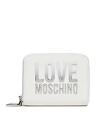 Portfele - LOVE MOSCHINO Duży Portfel Damski JC5726PP0MKD0100 Biały - miniaturka - grafika 1