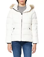 Kurtki damskie - Calvin Klein Damska kurtka puchowa Essential Real, Ecru, XL - miniaturka - grafika 1