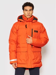 Kurtki męskie - Helly Hansen Kurtka puchowa Tromsoe 53074 Pomarańczowy Regular Fit - grafika 1