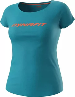 Koszulki sportowe damskie - Koszulka Dynafit 24/7 DRIRELEASE W S/S TEE - ocean melange - grafika 1