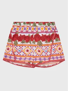 Guess Szorty materiałowe J3GD05 WFBN0 Kolorowy Relaxed Fit - Spodenki damskie - miniaturka - grafika 1