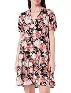 Sukienki - ONLY Onlnova Life S/S Thea Dress Aop Ptm sukienka letnia Kobiety, Black/Aop:ay Peony Blossom, M - miniaturka - grafika 1