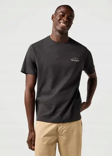 WRANGLER GRAPHIC TEE FADED BLACK 112362366 M - Koszulki męskie - miniaturka - grafika 1