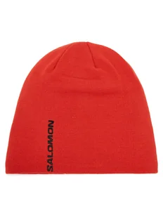 Salomon Czapka Graphic LC2708800 Czerwony - Czapki narciarskie - miniaturka - grafika 1