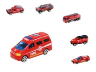 Samochody i pojazdy dla dzieci - Straż pożarna 7cm - mix - model lub pojazd - miniaturka - grafika 1