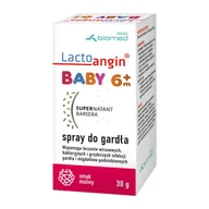 Przeziębienie i grypa - LACTOANGIN BABY 6M+ smak malinowy spray, 30g - miniaturka - grafika 1