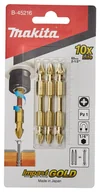 Bity - Końcówka wkrętakowa Makita B-45216 - podwójna końcówka udarowa IG PZ1 65MM 3SZT - miniaturka - grafika 1