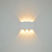 Lampy ogrodowe - Szeroki kinkiet zewnętrzny LED 3000K OWL-6650-4-WH-3K z serii ORTELO (｡◕‿◕｡) 20% RABATU z kodem BON20  W KOSZYKU! WIDZIAŁEŚ LEPSZĄ OFERTĘ? NAPISZ MAILA LUB ZADZWOŃ SKLEP@KAJA.COM.PL (｡◕‿◕｡) OFICJALNY DYSTRYBUTOR (｡◕‿◕｡) 30 LAT NA RYNKU (｡◕‿◕｡) - miniaturka - grafika 1