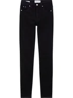 Spodenki damskie - Calvin Klein Dżinsy - Regular fit - w kolorze czarnym - miniaturka - grafika 1