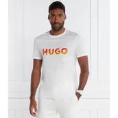 Koszulki męskie - HUGO T-shirt Danda | Regular Fit - miniaturka - grafika 1