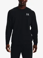 Bluzy męskie - Bluza męska Under Armour Essential Fleece Crew-BLK M - miniaturka - grafika 1