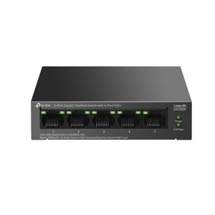 Switch TP-LINK LS105GP Gigabit Ethernet, 5 portów, Funkcja PoE LS105GP - Switche - miniaturka - grafika 1
