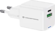 Ładowarki samochodowe - Ładowarka Conceptronic CONCEPTRONIC Ladegerät 2Port 20W,1xUSB-C,1xUSB-A 1.5m ws - miniaturka - grafika 1