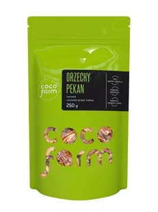 Coco Farm Orzechy Pekan Surowe, Czczone Przez Indian 250G - Orzechy i nasiona - miniaturka - grafika 1