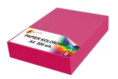Szkolne artykuły papiernicze - Papier kolorowy A4 80g różowy intensywny 500 arkuszy - miniaturka - grafika 1