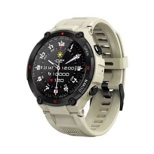 Garett Sport Combat RT Beżowy - Smartwatch - miniaturka - grafika 3