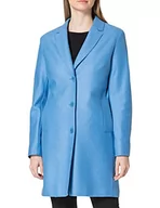 Płaszcze damskie - bugatti Płaszcz damski, jasnoniebieski, 38 - miniaturka - grafika 1