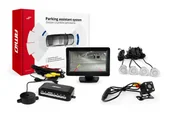 Kamery cofania - Zestaw czujników parkowania tft01 4,3" z kamerą hd-315-led 4 sensory s - miniaturka - grafika 1