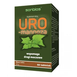 Sanbios Uro-Mannoza 60 tabl. SA845 - Układ moczowy i płciowy - miniaturka - grafika 1