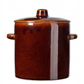 Beczki - Garnek Kamionka Q16 Wysoki Prosty 2L + Pokrywka - miniaturka - grafika 1