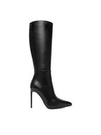 Kozaki damskie - Eva Minge Kozaki EO-EDITH-E234-03B Czarny - miniaturka - grafika 1