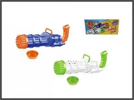 Bańki mydlane - Pistolet na bańki Fun Gun 19cm na baterie z płynem 50ml Hipo - miniaturka - grafika 1
