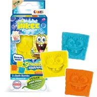 Inne akcesoria do pielęgnacji dzieci - Craze INKEE SpongeBob kule do kąpieli dla dzieci 3x15 g - miniaturka - grafika 1