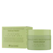 Kremy do twarzy - Nacomi Rich &amp; Comfy Regeneration krem do twarzy Avocado 40ml - miniaturka - grafika 1