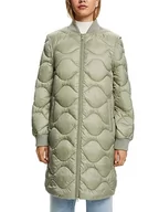 Płaszcze damskie - ESPRIT Z recyklingu: wymienny pikowany płaszcz, Dusty Green, XL - miniaturka - grafika 1