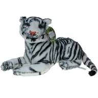 Maskotki i pluszaki - Pluszowe ZOO: Maskotka Tygrys biały leżący 40cm (24255) - miniaturka - grafika 1