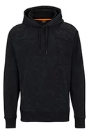 Bluzy męskie - BOSS Weozonehood bluza męska, czarny (Black1), 3XL - miniaturka - grafika 1