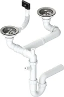 Syfony - Syfon ALVEUS podwójny 2xSP 3,5"-PP-3,5" (1130555) - miniaturka - grafika 1