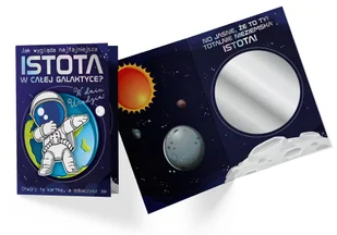 Karnet B6 DK-850 Urodziny kosmonauta lusterko) - Kartki okolicznościowe i zaproszenia - miniaturka - grafika 1