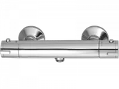 Baterie wannowe i prysznicowe - LAVEO BAT 04TD TERMICO Bateria natryskowa ścienna termostatyczna bez zestawu natryskowego Dwuuchytowa Sposób montażu: ścienny Głowica: termostatyczna Wykończenie: chrom - miniaturka - grafika 1