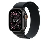 Smartwatch - Apple Watch Ultra 3 GPS + Cellular 49mm Tytan czarny pasek Alpine S Czarny - miniaturka - grafika 1