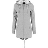 Bluzy damskie - Urban Classics Damska bluza z kapturem Ladies Sweat Parka, szara, XXL - miniaturka - grafika 1