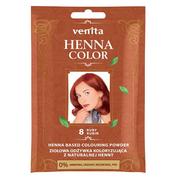 Farby do włosów i szampony koloryzujące - Venita Henna Color Ziołowa odżywka koloryzująca saszetka 8 Rubin 30g - miniaturka - grafika 1