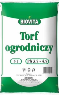 Torf wysoki 5l - kwaśny Ph 3.5 - 4.5 - Nawozy ogrodnicze - miniaturka - grafika 1