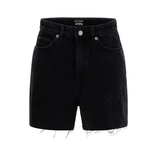 Damskie Spodenki GUESS MANOLA SHORT W3GD50D4ZM1-PLA1 – Czarny - Spodenki damskie - miniaturka - grafika 1