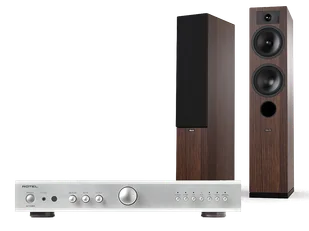 Rotel A11 MkII (srebrny) + Tesi 5 (mokka) - Zestawy stereo - miniaturka - grafika 1